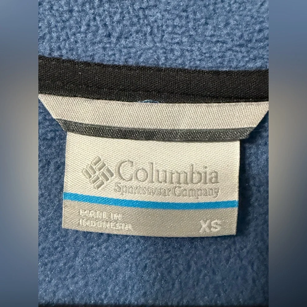 NWT Columbia Thunder River Hooded Softshell Zip up Jacket Blue‎ / Black Men’s XS